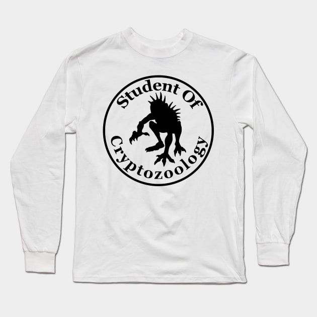 Chupacabra - Student Of Cryptozoology on Lights Long Sleeve T-Shirt by GoodSirWills Place